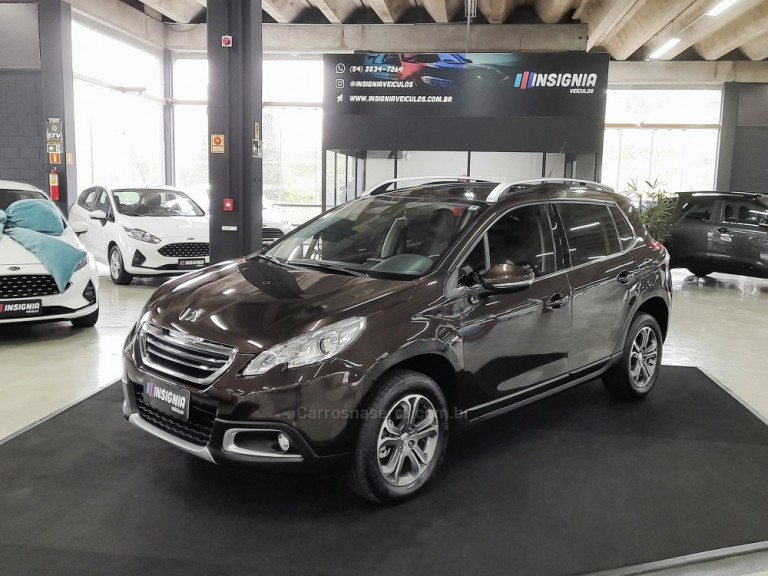 PEUGEOT - 2008 - 2017 - Marrom