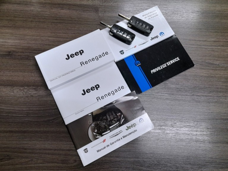 JEEP - RENEGADE - 2016 - Vermelha