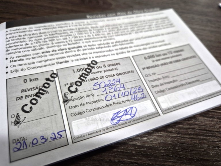 HONDA - NC 750X - 2025 - Vermelha