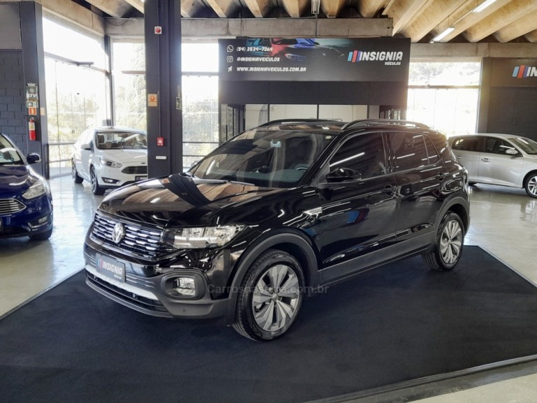 VOLKSWAGEN - T-CROSS - 2020 - Preta